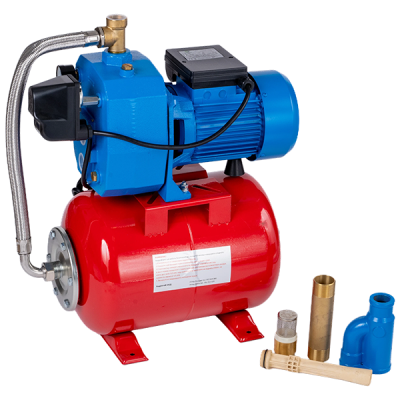 Инжекторен хидрофор Gmax AUTOJET DP505 - дебит 1,8 m3/h, мощност 1,1 kW, напор 80 m - Хидрофори