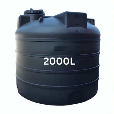 Резервоар за питейна вода HydroMoby ELEPHANT S8, вертикален 2000 л (черен) - Резервоари / Бидони за Вода