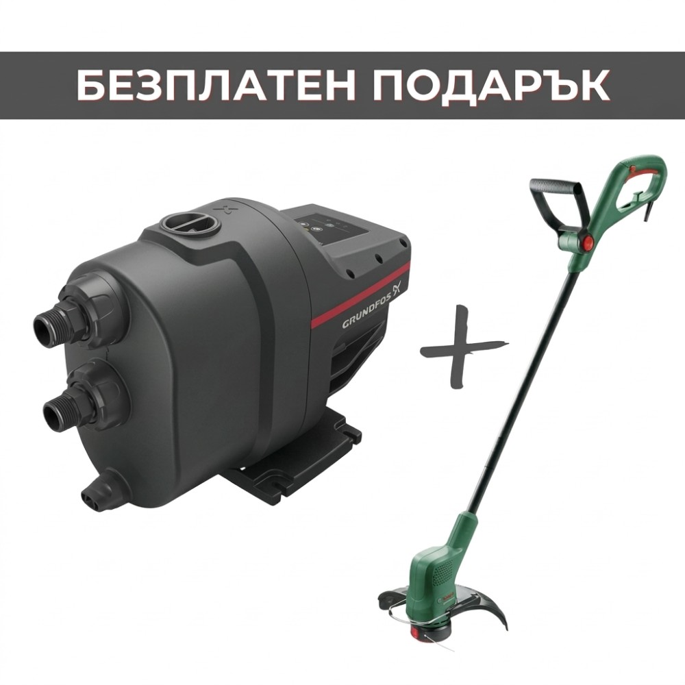 Монофазна хидрофорна помпа за вода GRUNDFOS SCALA1 5-55, мощност 1200 W, дебит 5.33 м³/ч, напор 52 м, налягане 8 бара |  |  |