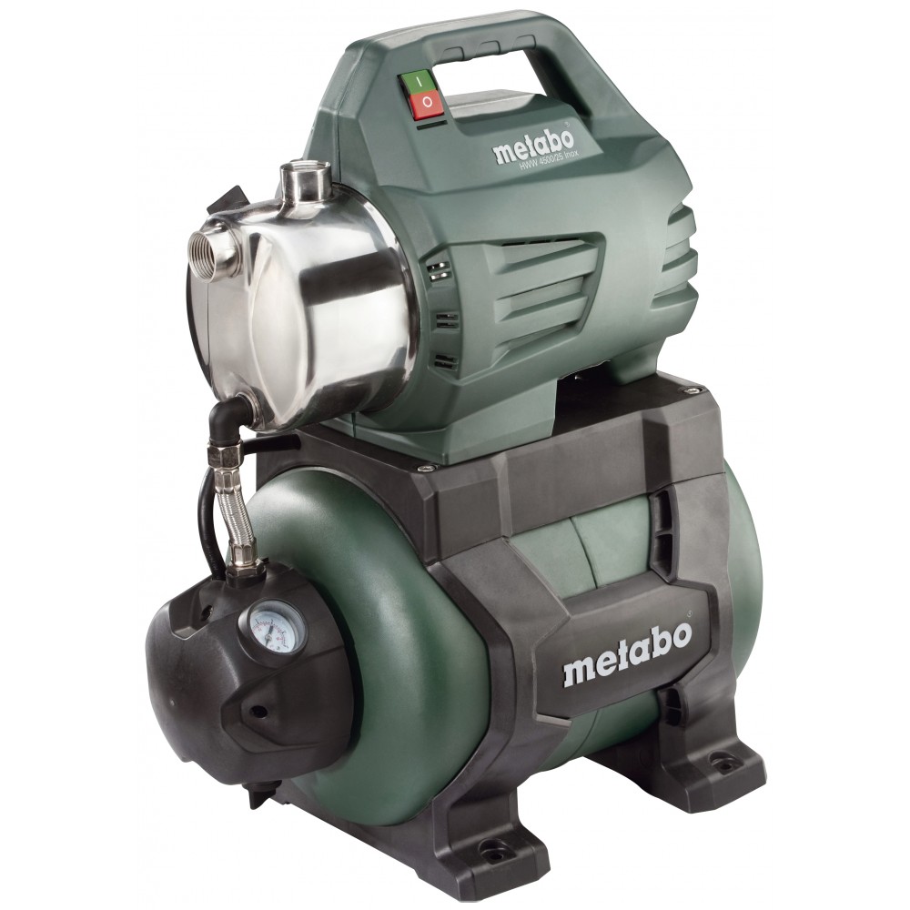 Монофазна хидрофорна помпа за вода METABO HWW 4500/25 INOX, 1300 W, 4500 л/ч, 48 м, 24 л | Хидрофори |  |